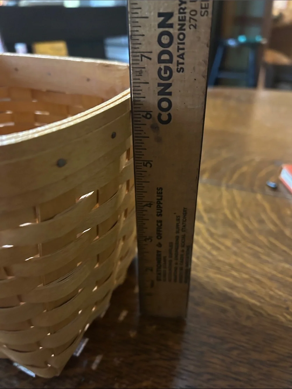 Longaberger square basket